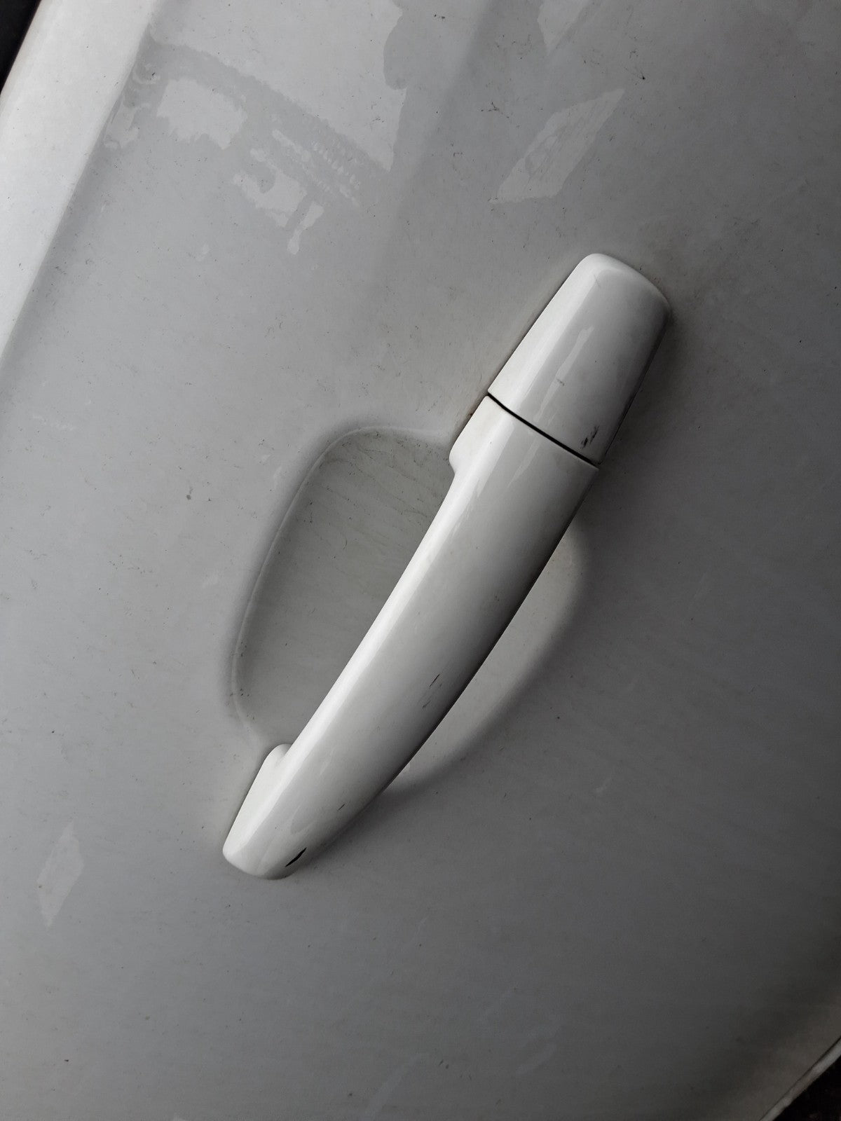 2019 VAUXHALL CORSA E 3 DOOR NS PASSENGER SIDE EXTERIOR DOOR HANDLE WHITE Z40R