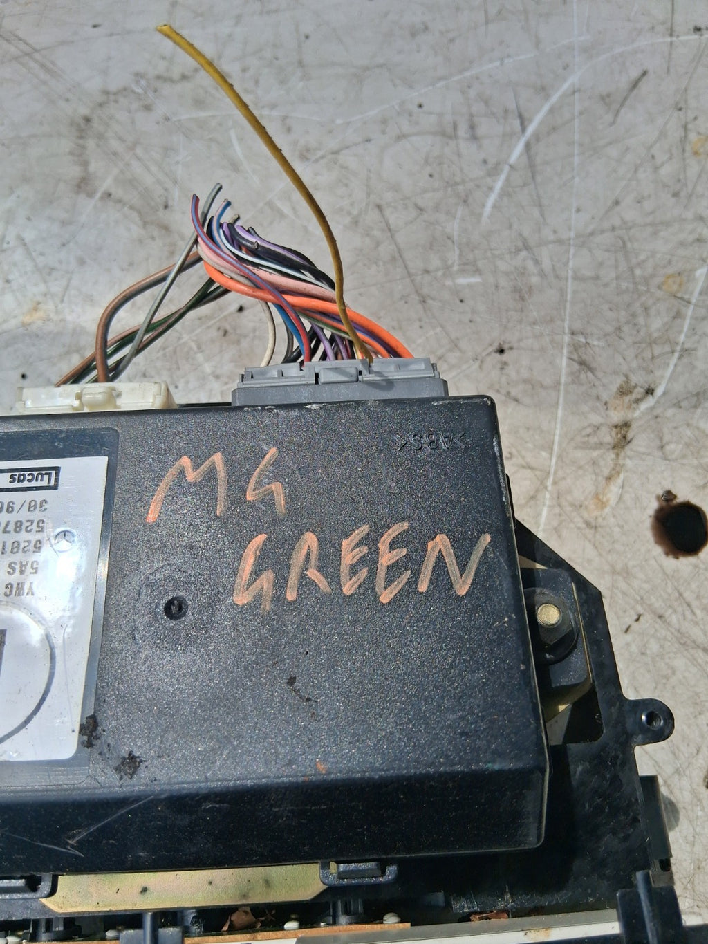 1996 MG F AC HEATER CLIMATE CONTROL SWITCH PANEL YWC104670