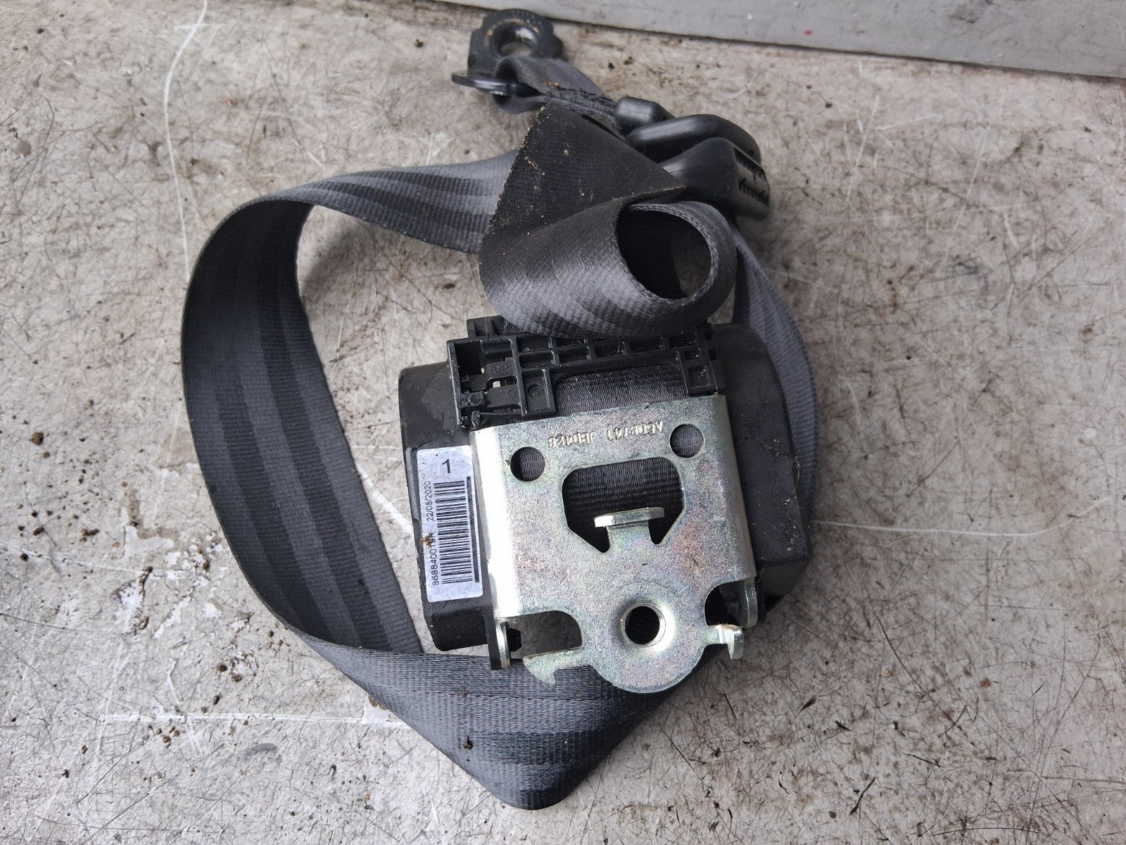 2023 RENAULT MASTER MK3 NSF PASSENGER SIDE FRONT LEFT SEAT BELT 868840018R