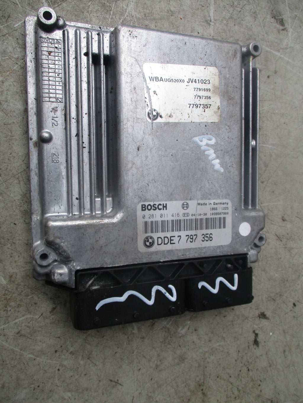 2010 BMW 3 SERIES E90 2.0 DIESEL ECU ENGINE CONTROL MODULE UNIT 7797356