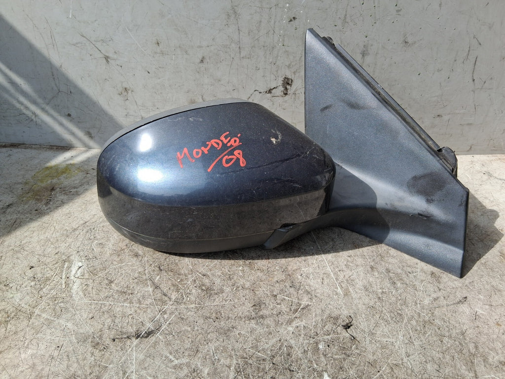 FORD MONDEO MK4 2008 OS DRIVER SIDE RIGHT WING MIRROR BLUE 212876122