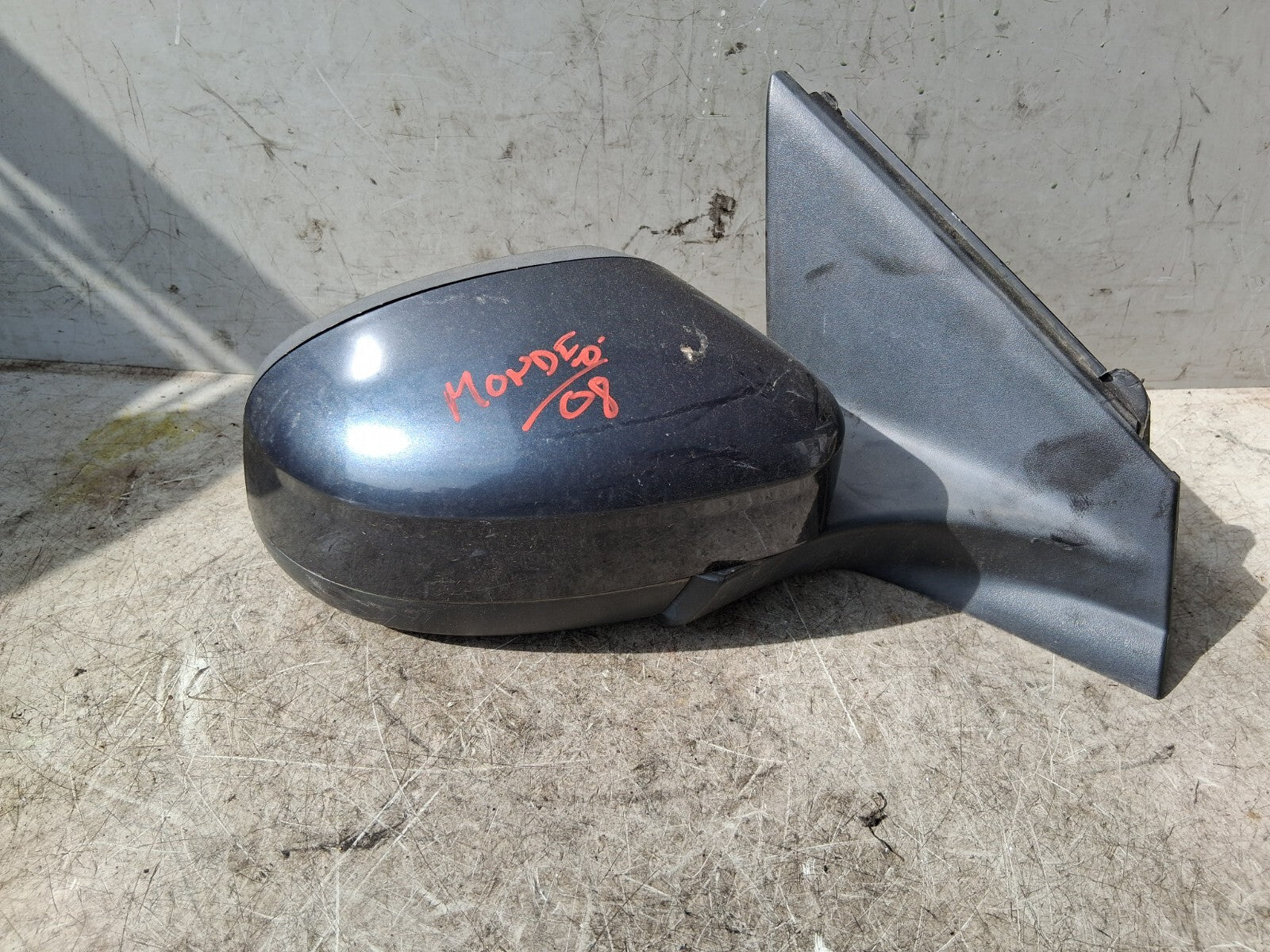 FORD MONDEO MK4 2008 OS DRIVER SIDE RIGHT WING MIRROR BLUE 212876122