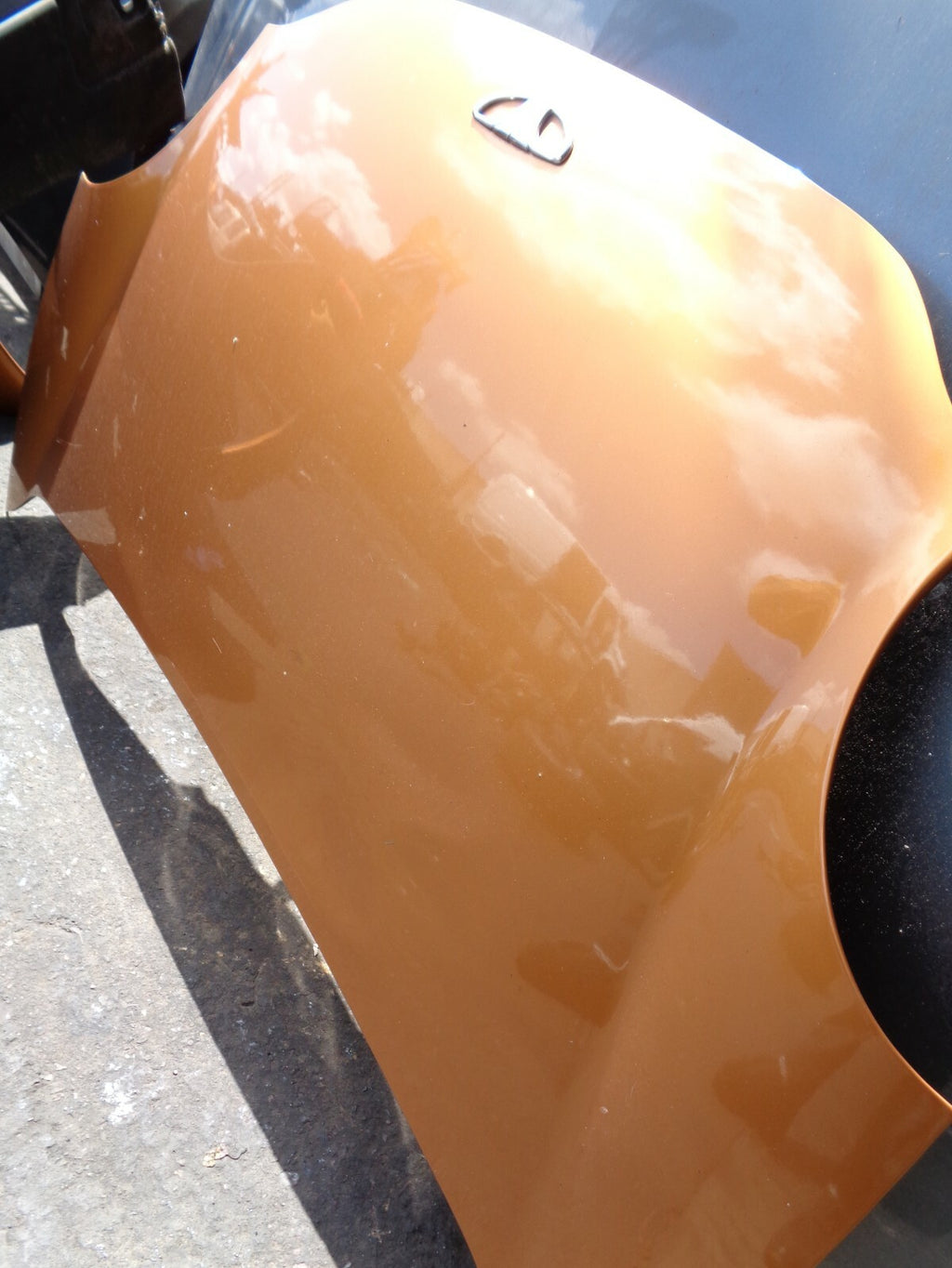 CHEVROLET MATIZ 2003 MK1 FRONT ENGINE HOOD BAY BONNET ORANGE