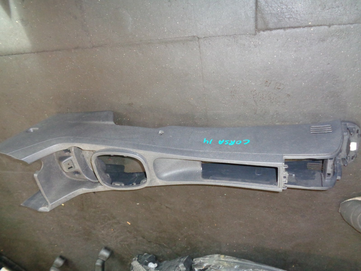 VAUXHALL CORSA D CENTRE CONSOLE WIRING BACKDROP PANEL TUNNEL GM 13184076