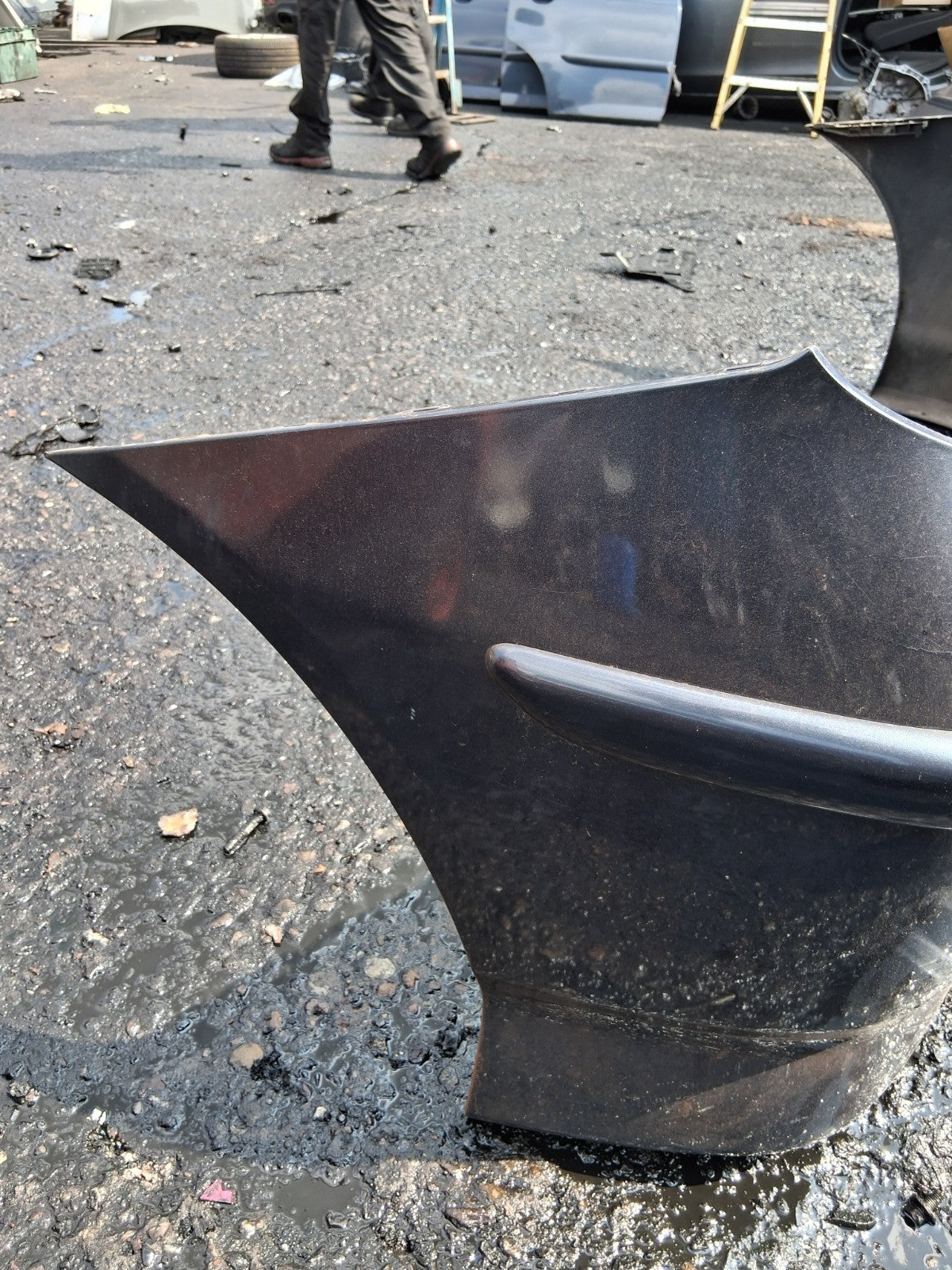 2007 HONDA JAZZ MK2 REAR COMPLETE BUMPER WITH PDC SENSORS BLUE