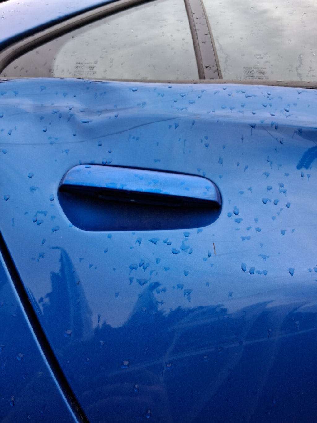 2021 MG 3 MK2 EXCLUSIVE OSR DRIVER SIDE DOOR HANDLE REGAL MOUNTAIN BLUE 5JSJ