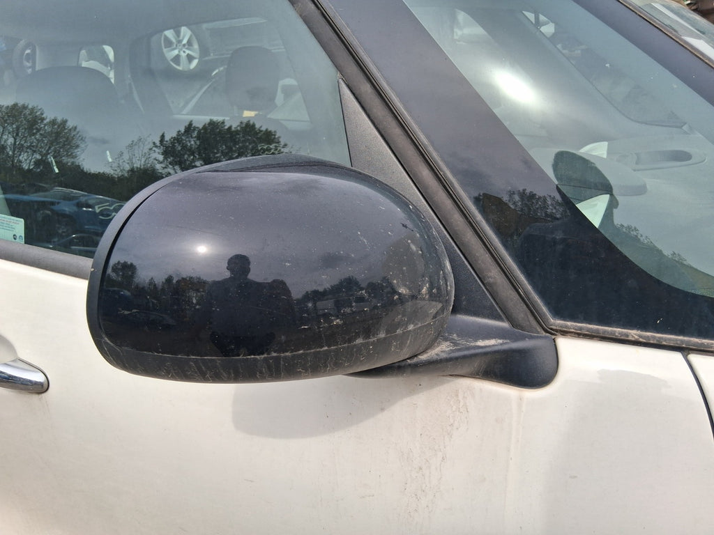 2019 FIAT 500L URBAN OS DRIVER SIDE FRONT MANUAL FOLD WING MIRROR BLACK