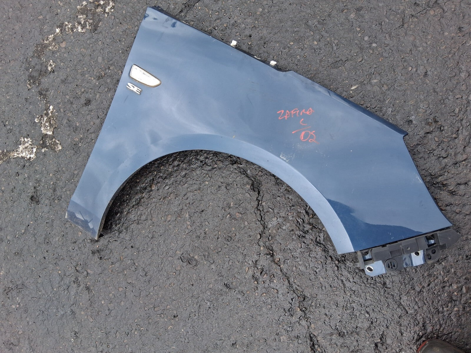 VAUXHALL ZAFIRA C 2016 OSF DRIVER SIDE FRONT WING PANEL BLUE