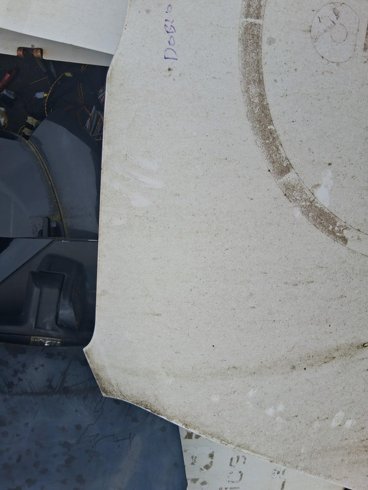 2013 FIAT DOBLO MK2 FRONT BONNET HOOD PANEL WHITE