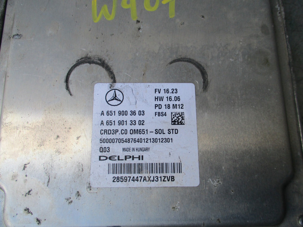 2020 MERCEDES BENZ SPRINTER W907 2.1 DIESEL ECU ENGINE CONTROL MODULE A659003603
