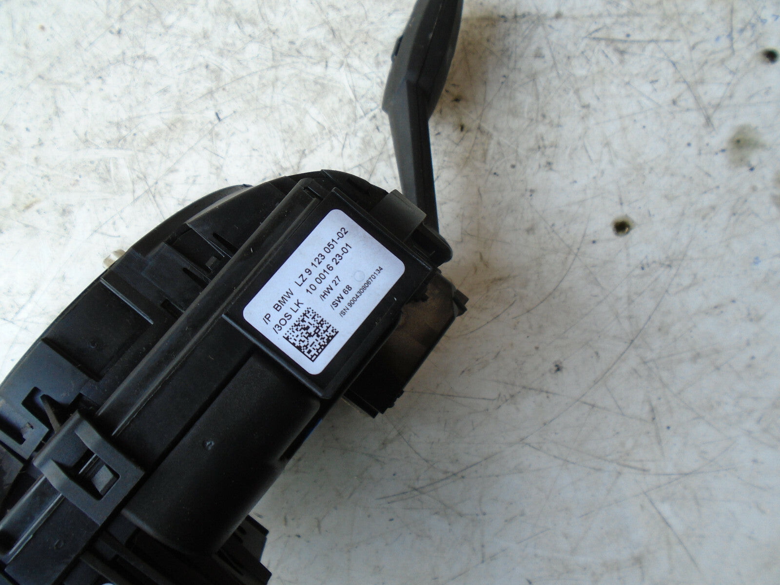 BMW 3 SERIES 2008 E90 WIPER INDICATOR STALK SWITCH SQUIB 9123051