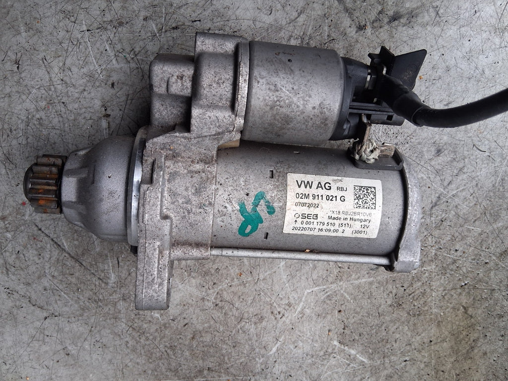 2021 VOLKSWAGEN UP CITIGO 1.0 PETROL STARTER MOTOR 02M911021G