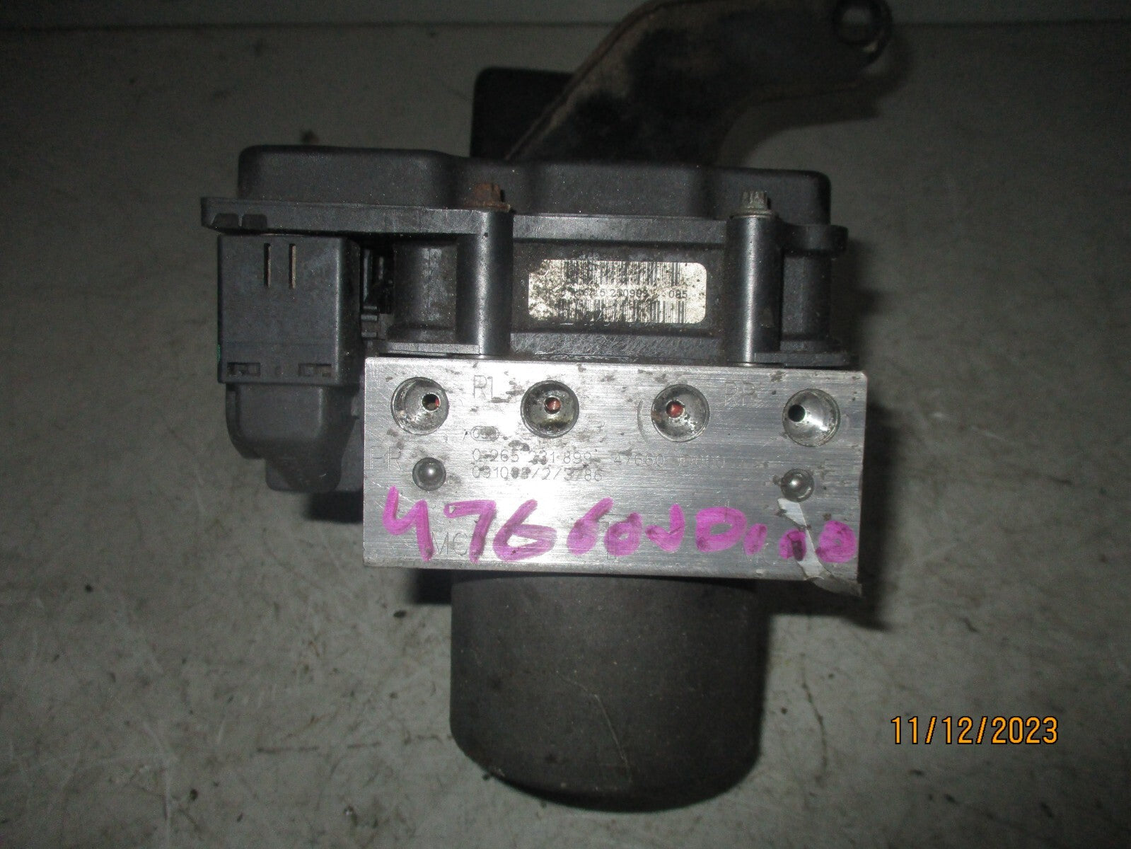 NISSAN QASHQAI J10 2009 1.5 DIESEL ABS PUMP MODULATOR 47660JD00D