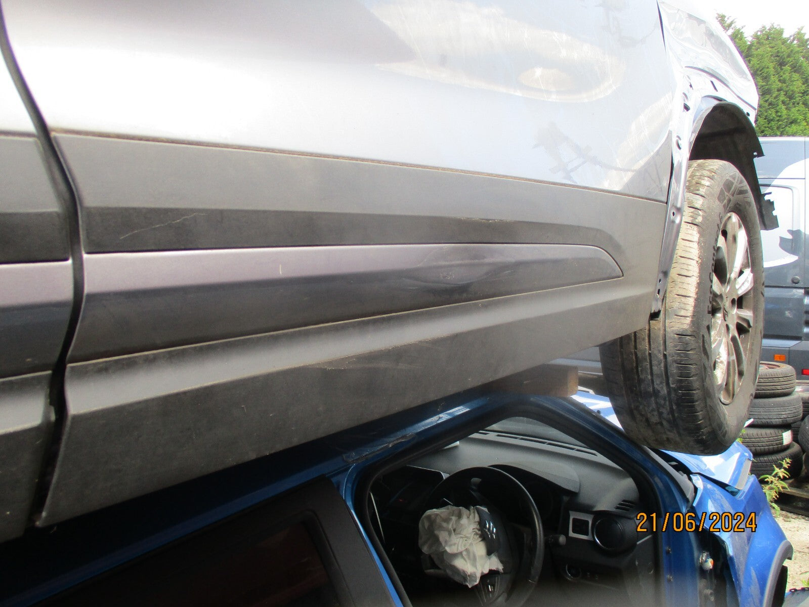 VAUXHALL MOKKA B MK2 2022 OSF DRIVER SIDE FRONT DOOR MOULDING COVER TRIM