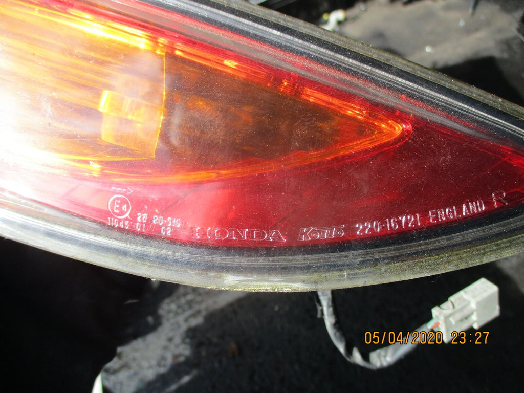 HONDA CIVIC MK8 OSR DRIVER SIDE REAR LIGHT 220-16721 OFF SIDE REAR