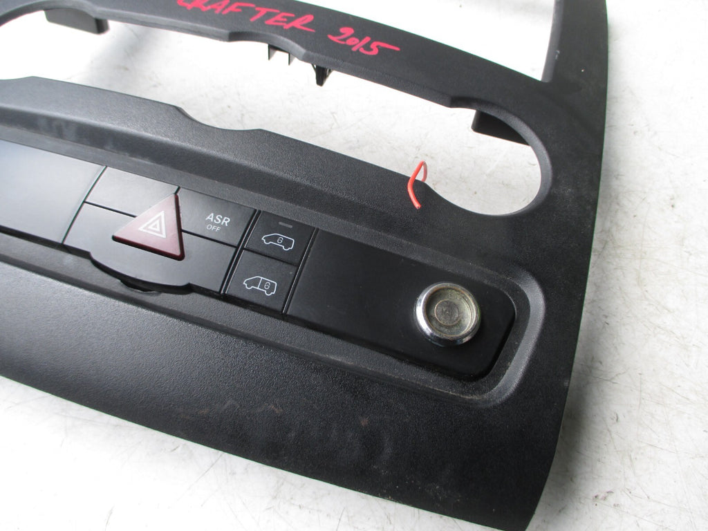 VOLKSWAGEN CRAFTER 2015 HAZARD SWITCH HEATER SURROUND TRIM BEZEL A9066800017