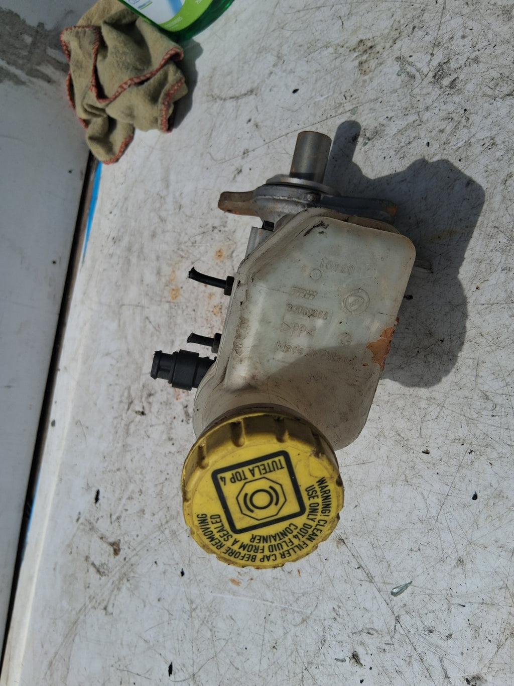 FIAT 500 2016 1.2 PETROL BRAKE MASTER CYLINDER 32069666