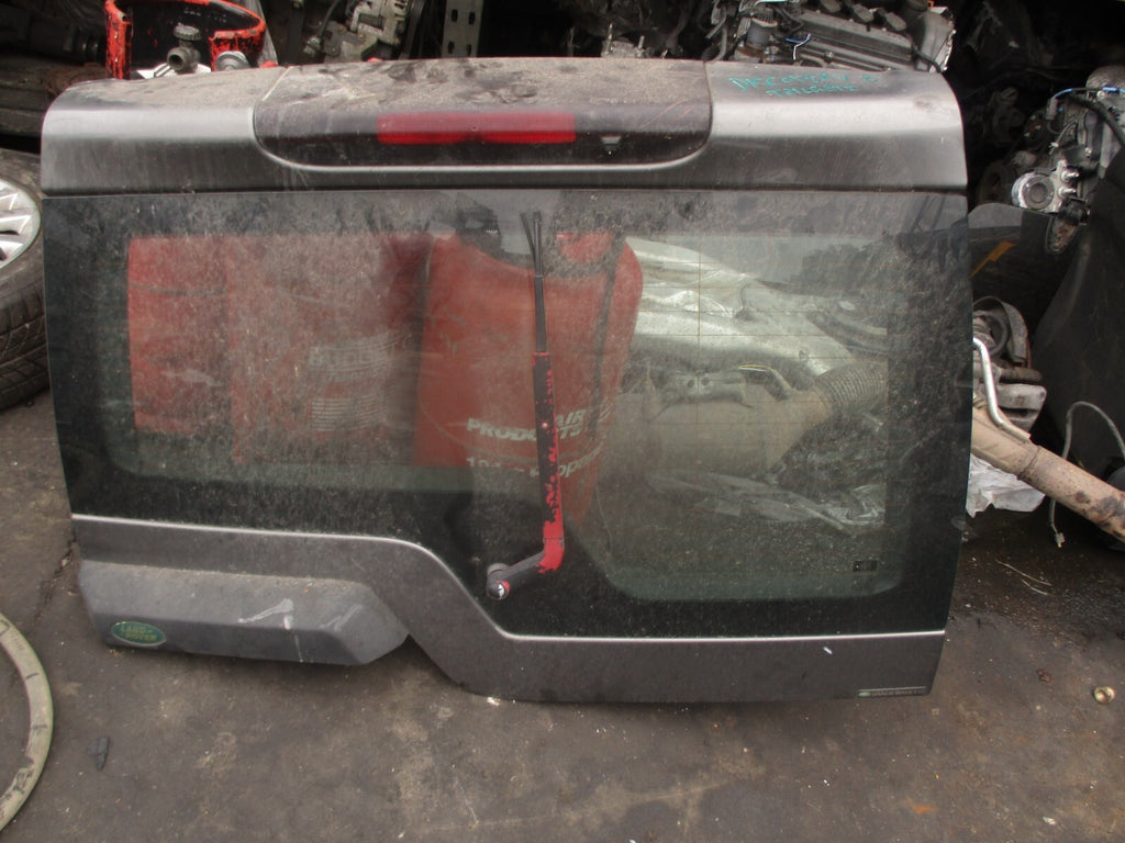2008 LANDROVER DISCOVERY 3 UPPER TAILGATE BOOTLID GLASS HANDLE GREY 907