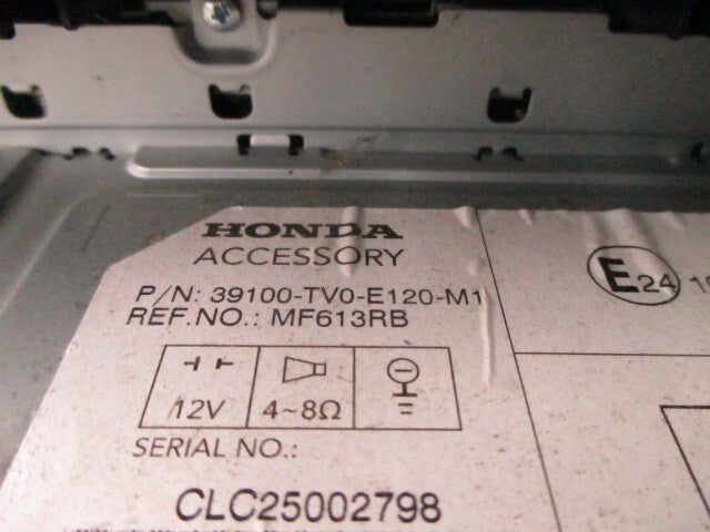 2013 HONDA CIVIC MK9 RADIO STEREO CD PLAYER HEAD UNIT 39100TV0E120M1