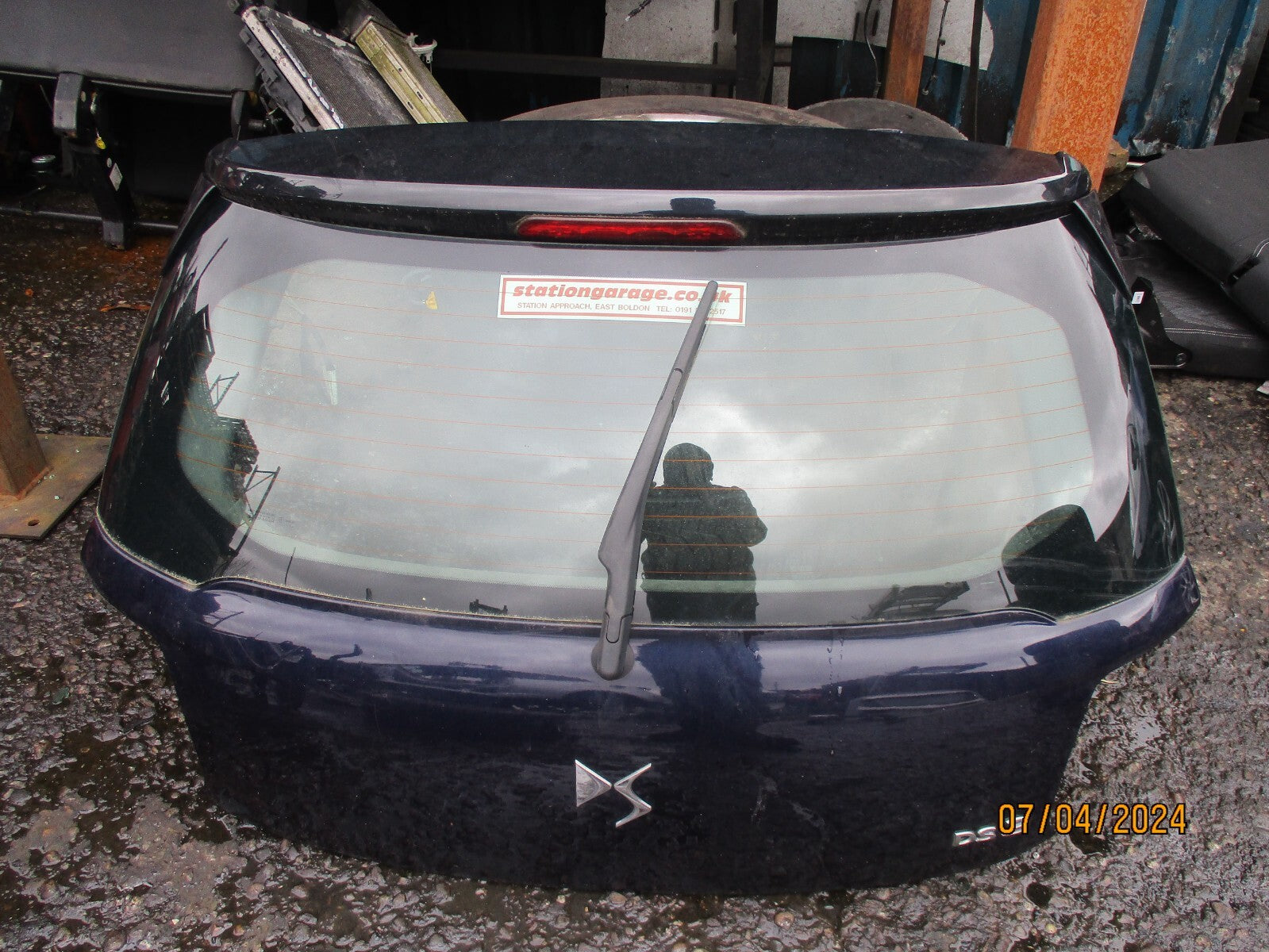 CITROEN DS3 2015 3 DOOR REAR COMPLETE TAILGATE BOOTLID BLUE