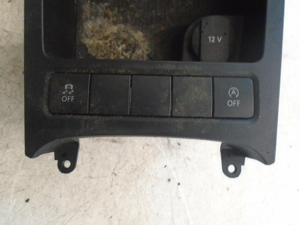 VOLKSWAGEN SCIROCCO 2015 MK3 CENTRE STORAGE TRAY WITH SWITCHES 5K0858329