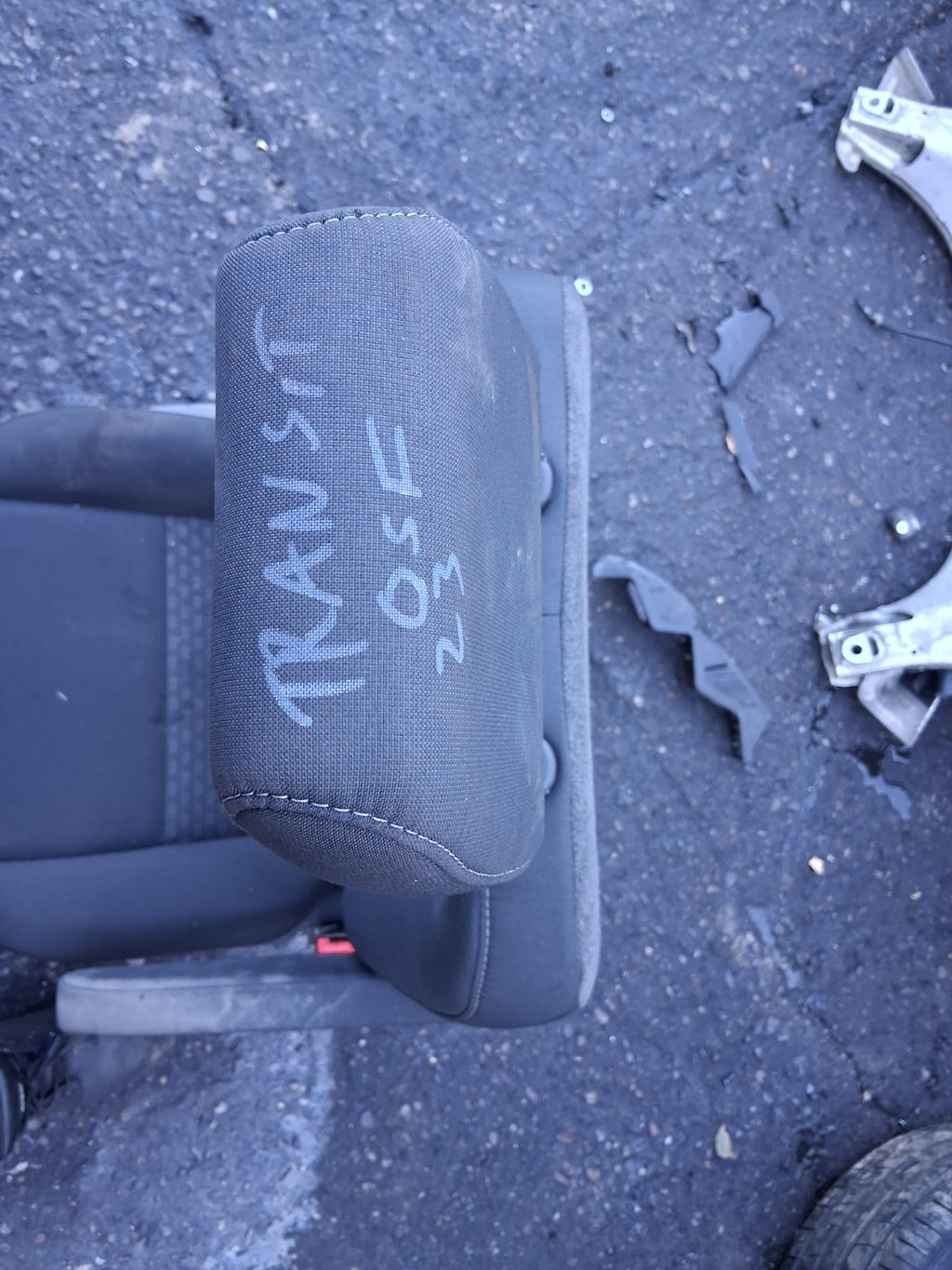 2023 FORD TRANSIT 350 MK8 OSF DRIVER SIDE FRONT RIGHT COMPLETE SEAT FABRIC