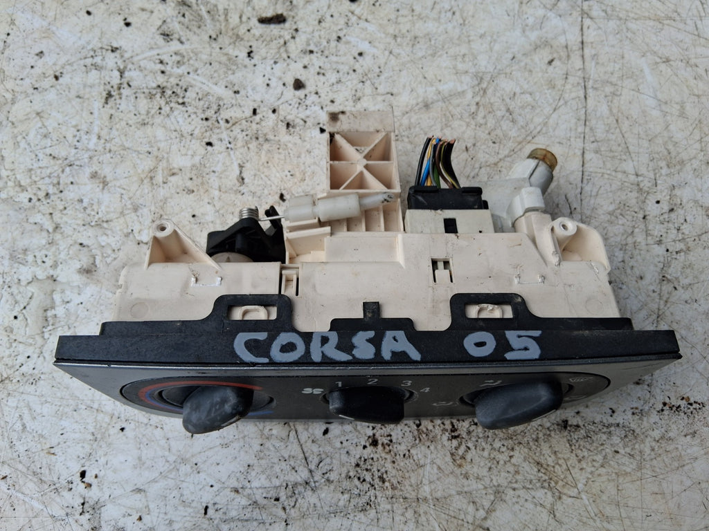 2005 VAUXHALL CORSA C AC HEATER CLIMATE CONTROL SWITCH PANEL