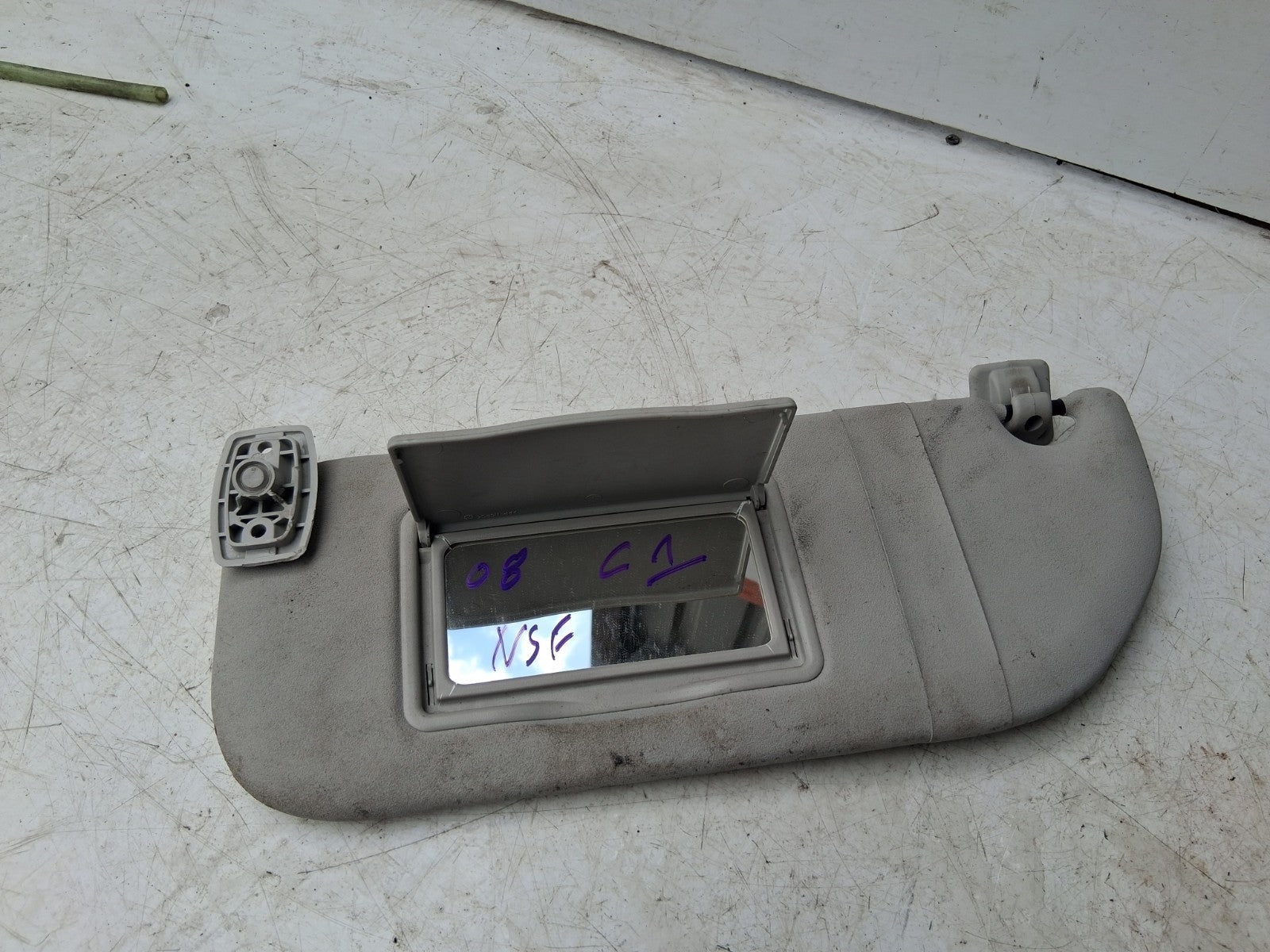2008 CITROEN C1 MK1 NSF PASSENGER SIDE FRONT INTERIOR SUN VISOR SHADE