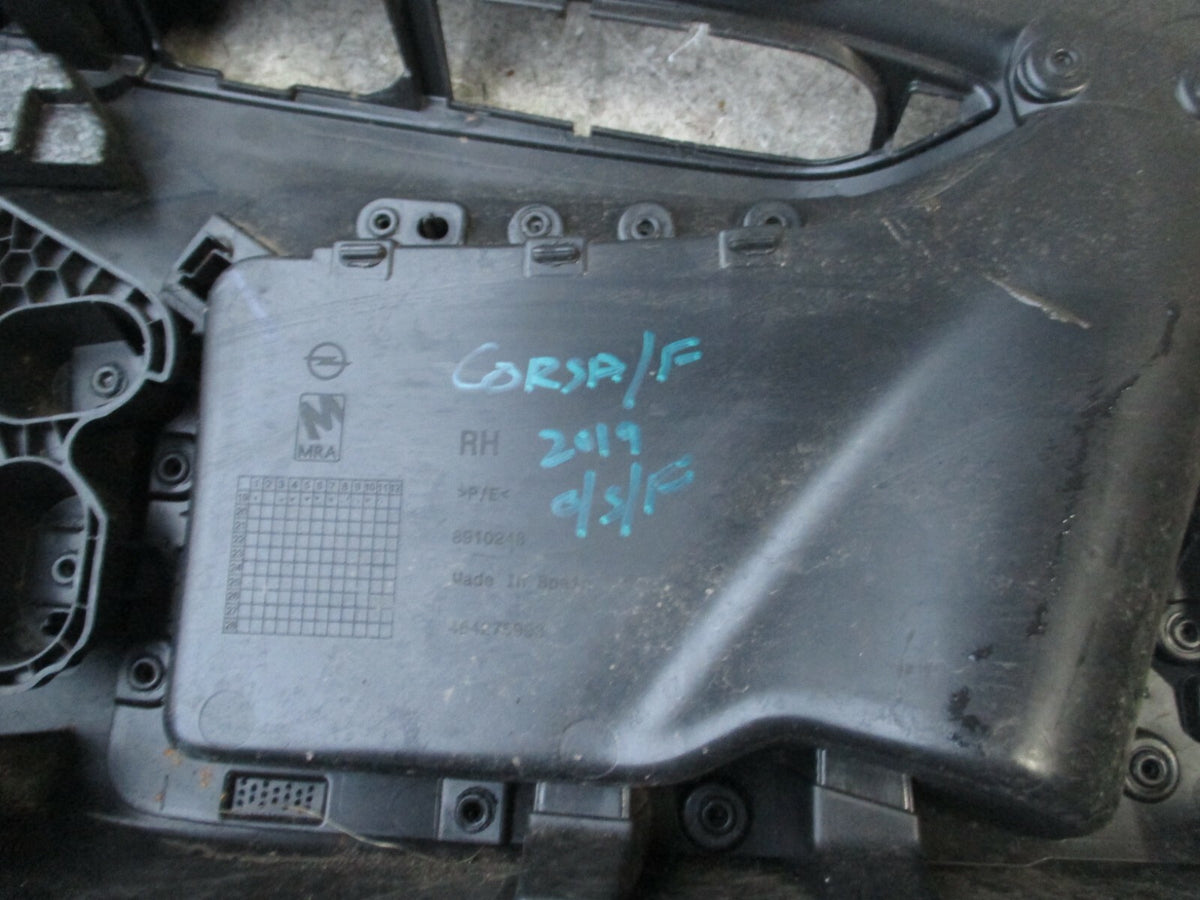 VAUXHALL CORSA F 2019 OSF FRONT DRIVER SIDE DOOR CARD PANEL TRIM 464275993