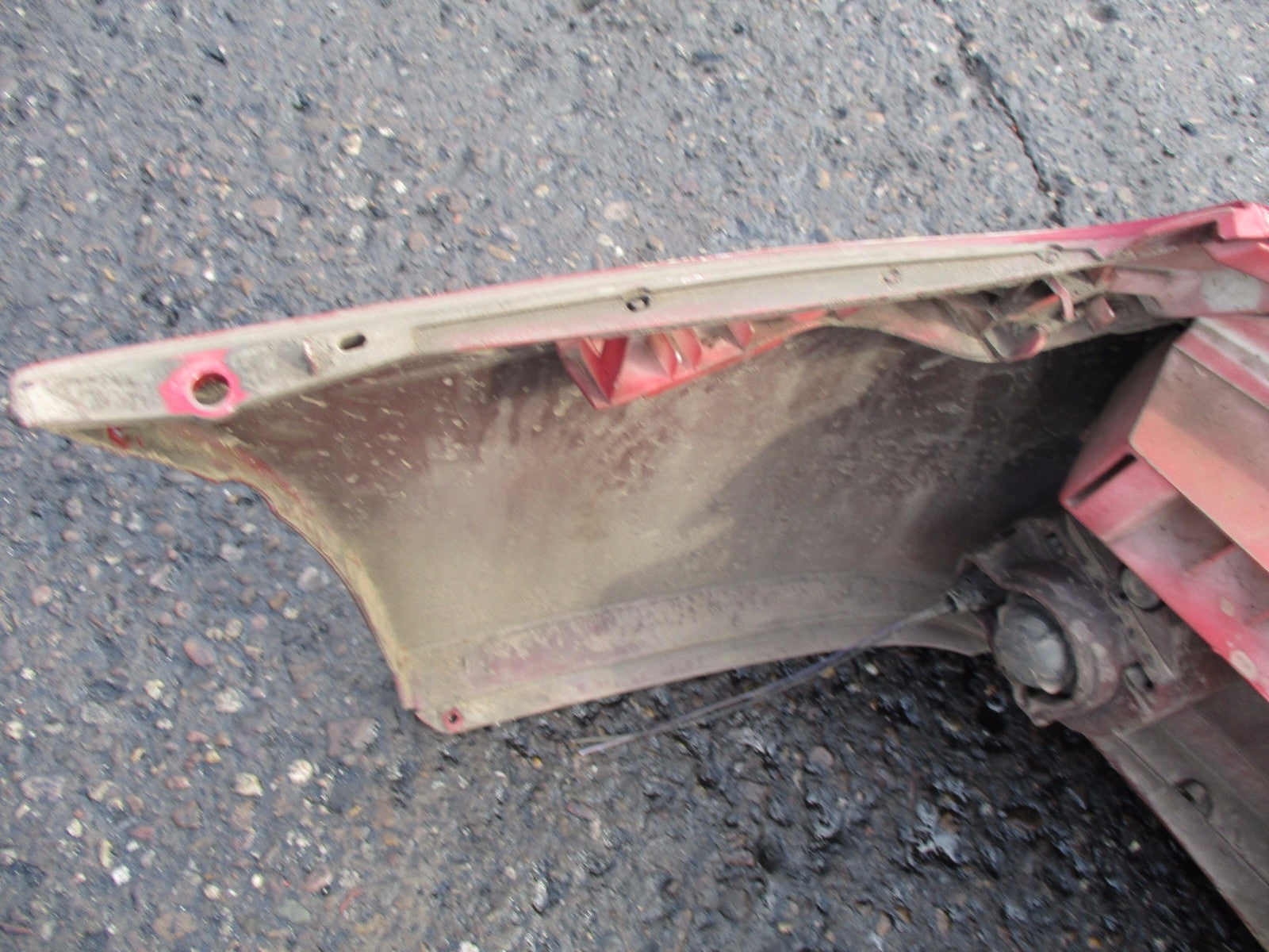 RENAULT MK1 MEGANE 1998 COMPLETE FRONT BUMPER FOG SPOT LIGHT BURGUNDY