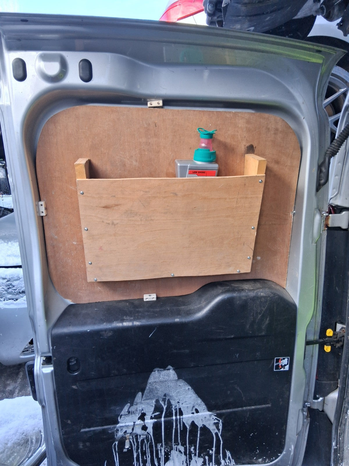 2015 VAUXHALL COMBO D NSR PASSENGER SIDE REAR LEFT COMPLETE DOOR SILVERFISH 612A