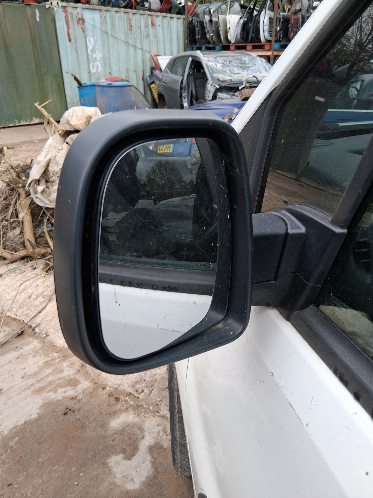 2017 PEUGEOT PARTNER MK2 NSF PASSENGER SIDE FRONT LEFT WING MIRROR BLACK