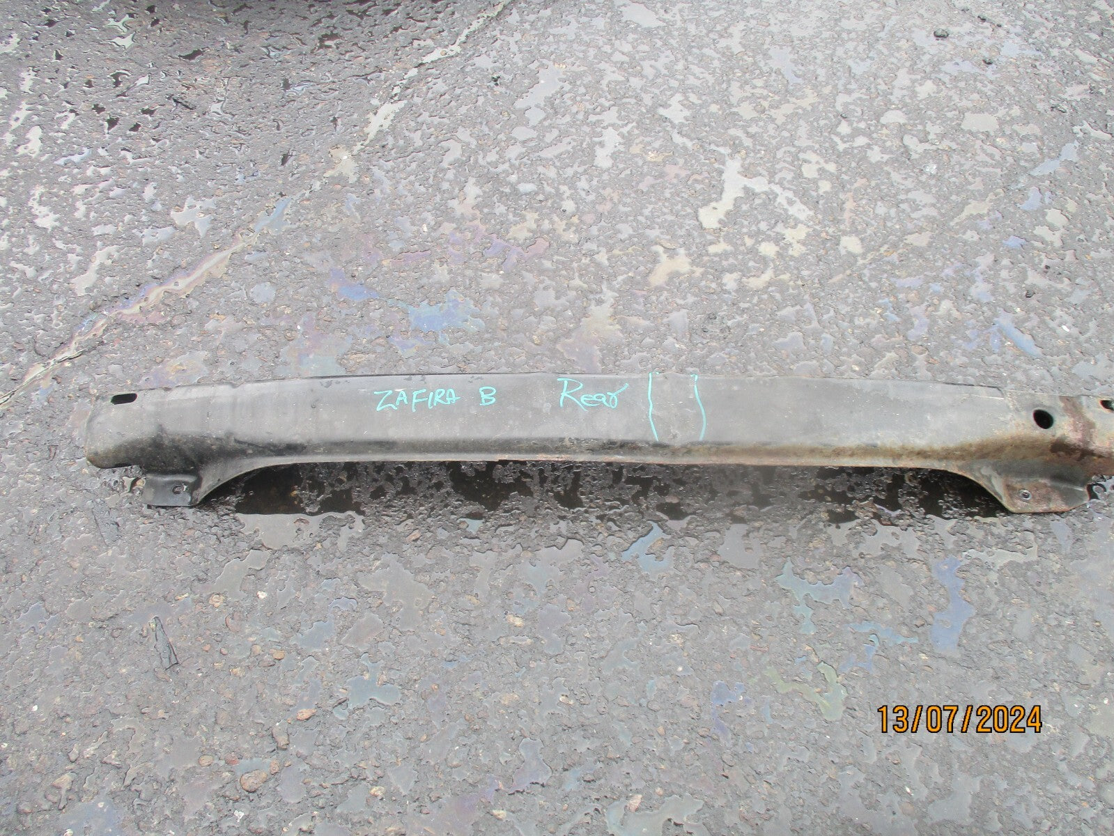 2011 VAUXHALL ZAFIRA B REAR BUMPER REINFORCEMENT CRASH BAR