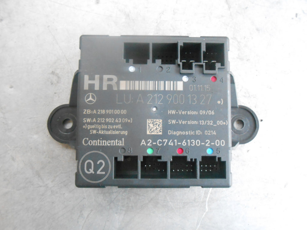 MERCEDES E CLASS W212 NSR PASSENGER REAR DOOR MODULE A2129001327