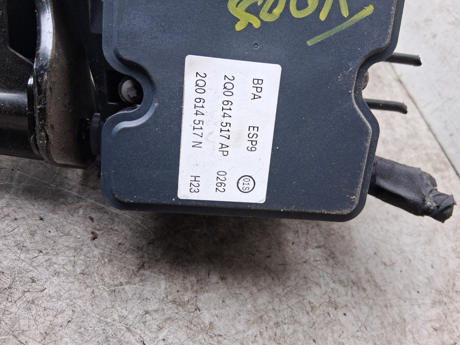 2021 VW VOLKSWAGEN T-CROSS ABS PUMP CONTROL MODULATOR 2Q0614517AP