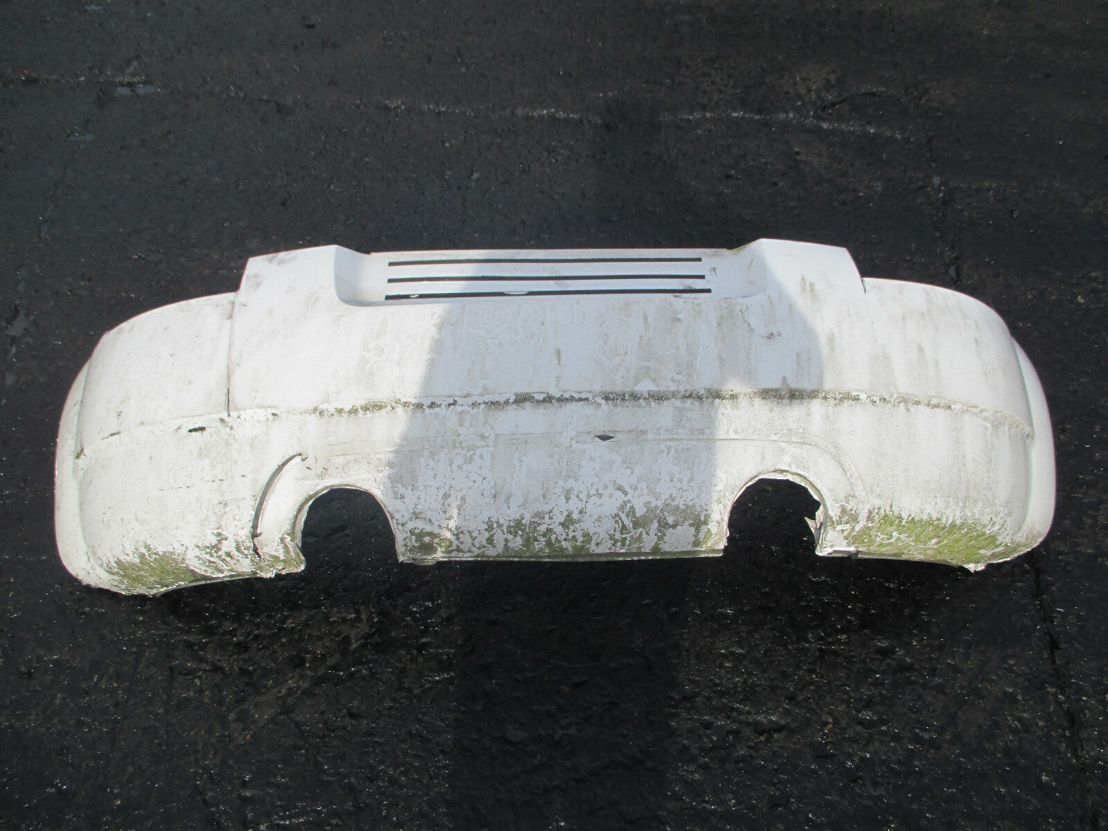 AUDI TT MK1 REAR BUMPER WITH TWIN EXHAUST DIFFUSER WHITE