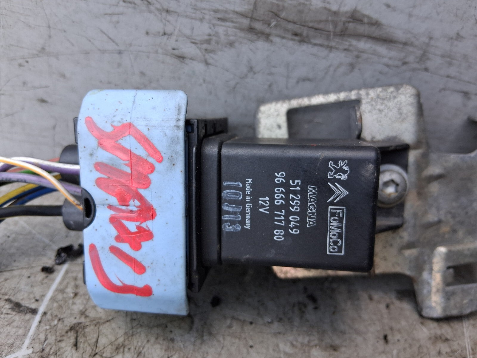 2013 FORD S MAX MK1 WINDSCREEN GLOW PLUG RELAY 9666671780