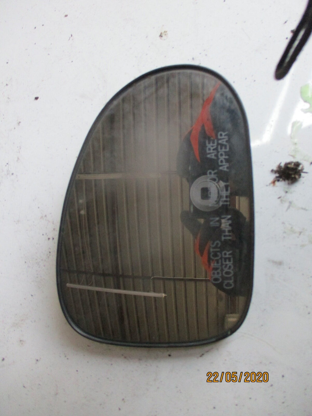 DAEWOO MATIZ KLYA 2002 OS DRIVER SIDE DOOR WING MIRROR GLASS ONLY