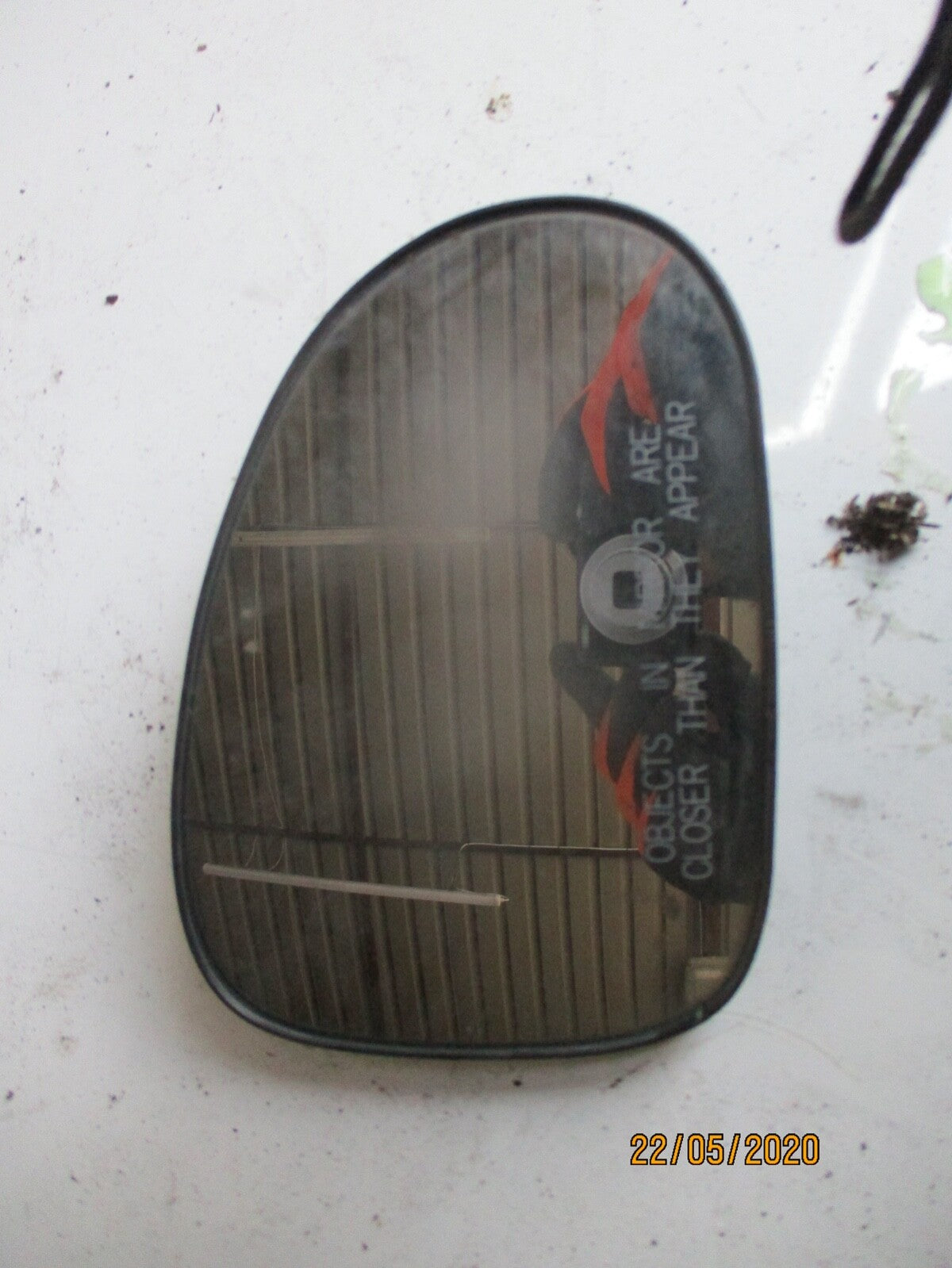 DAEWOO MATIZ KLYA 2002 OS DRIVER SIDE DOOR WING MIRROR GLASS ONLY