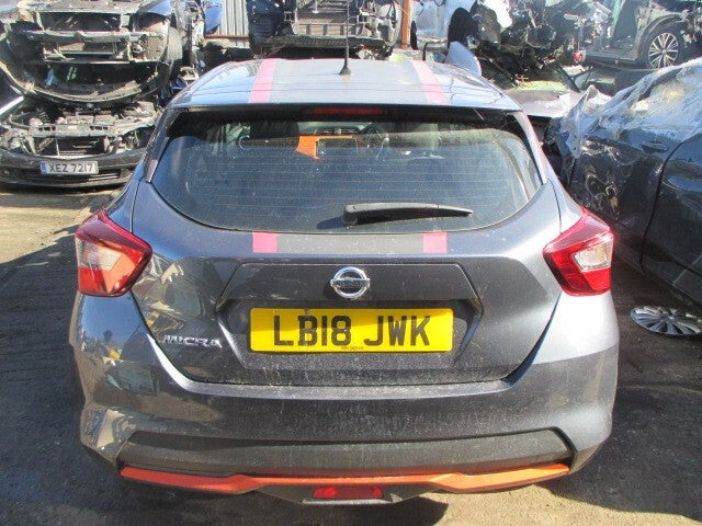 2018 NISSAN MICRA K14 NSR PASSENGER SIDE REAR DOOR CARD