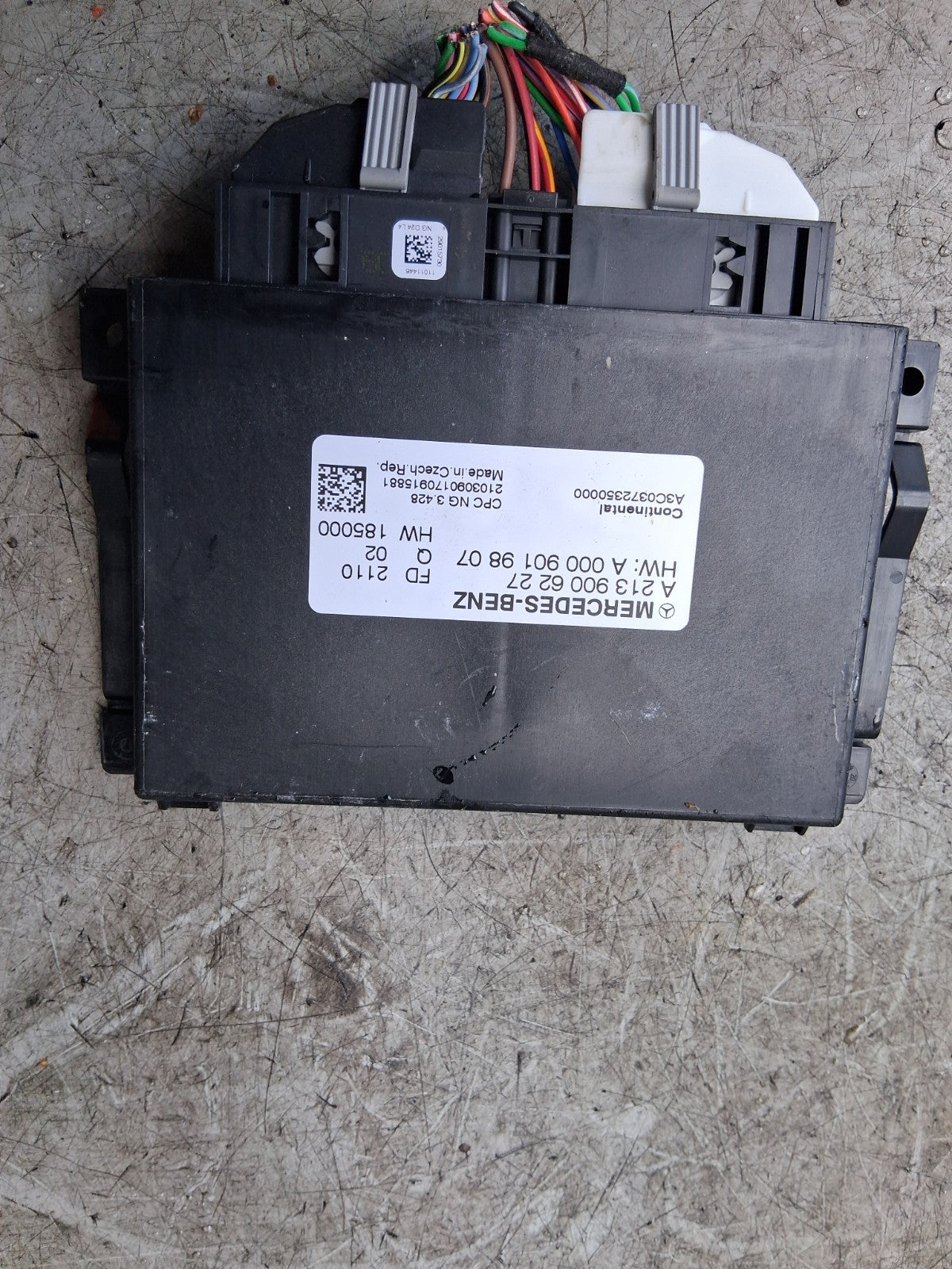 2021 MERCEDES BENZ A CLASS GEARBOX CONTROL MODULE A2139006227
