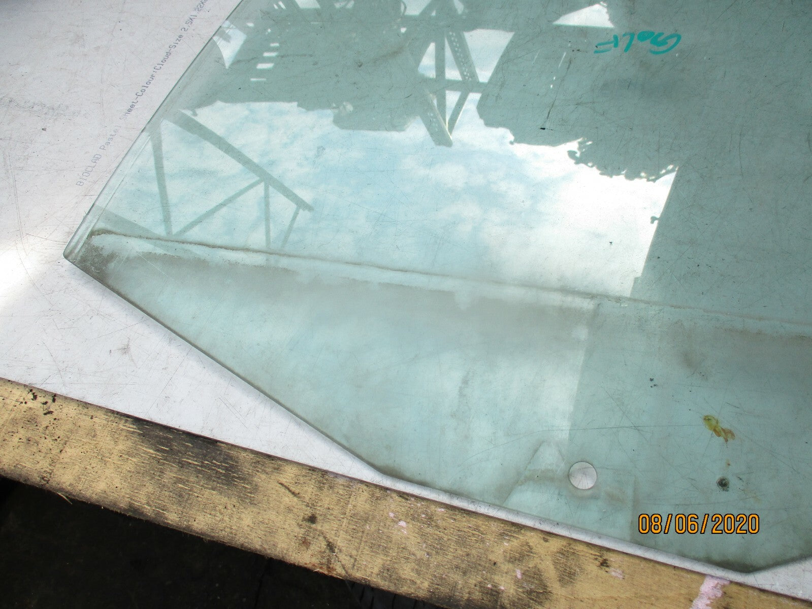 VW VOLKSWAGEN GOLF MK5 1K 2008 NSR PASSENGER REAR DOOR WINDOW GLASS 43R-001057