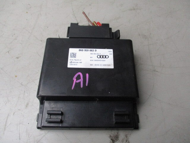 AUDI A1 2015 VOLTAGE STABILIZER CONTROL MODULE 8K0959663D