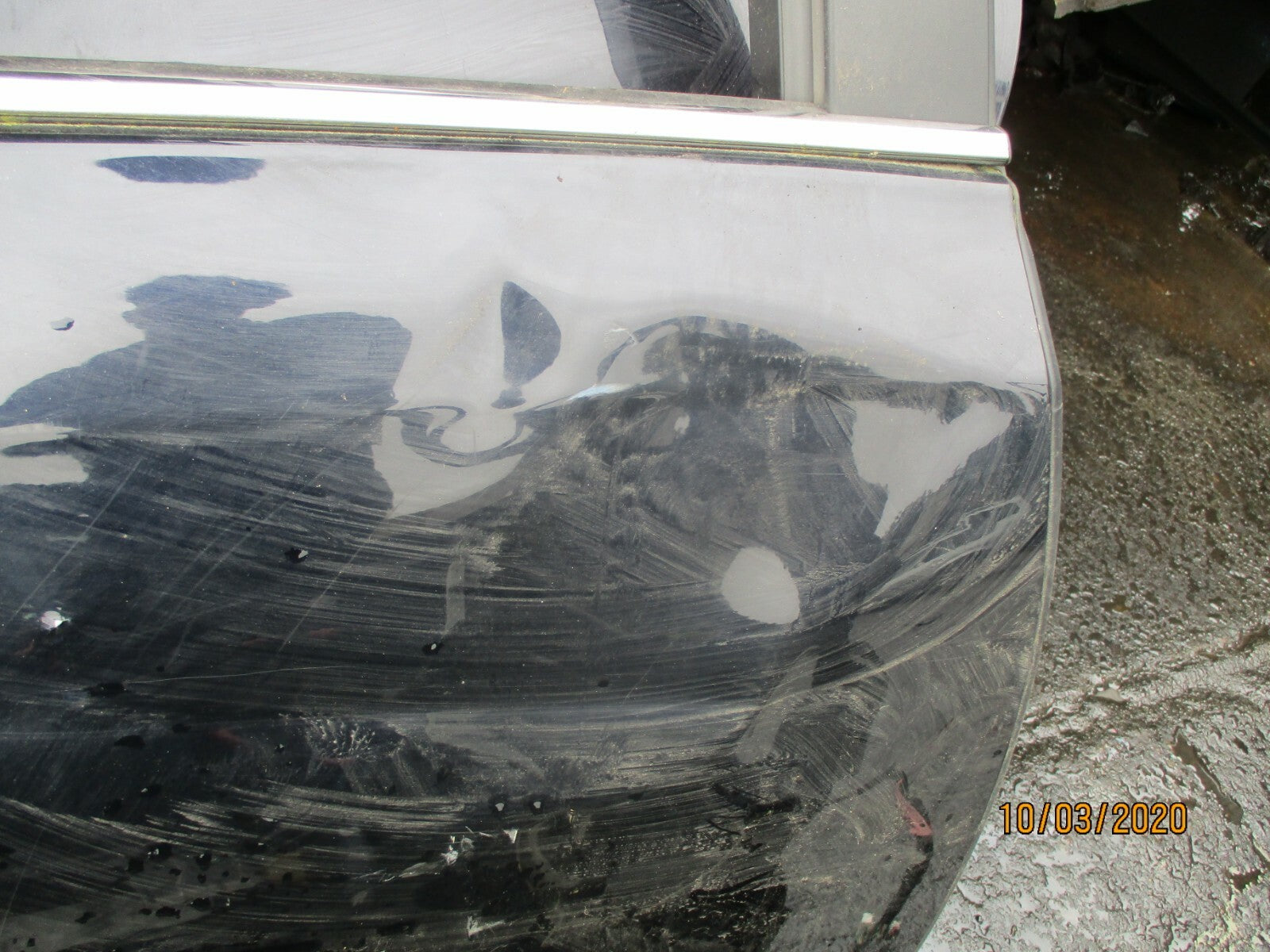 LEXUS CT 200H 2015 OSR DRIVER SIDE REAR DOOR DARK BLUE DAMAGED