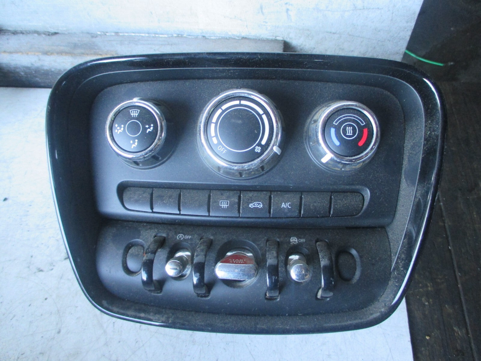 BMW MINI CLUBMAN F54 2016 HEATER AC CLIMATE CONTROL SWITCH PANEL 9383896
