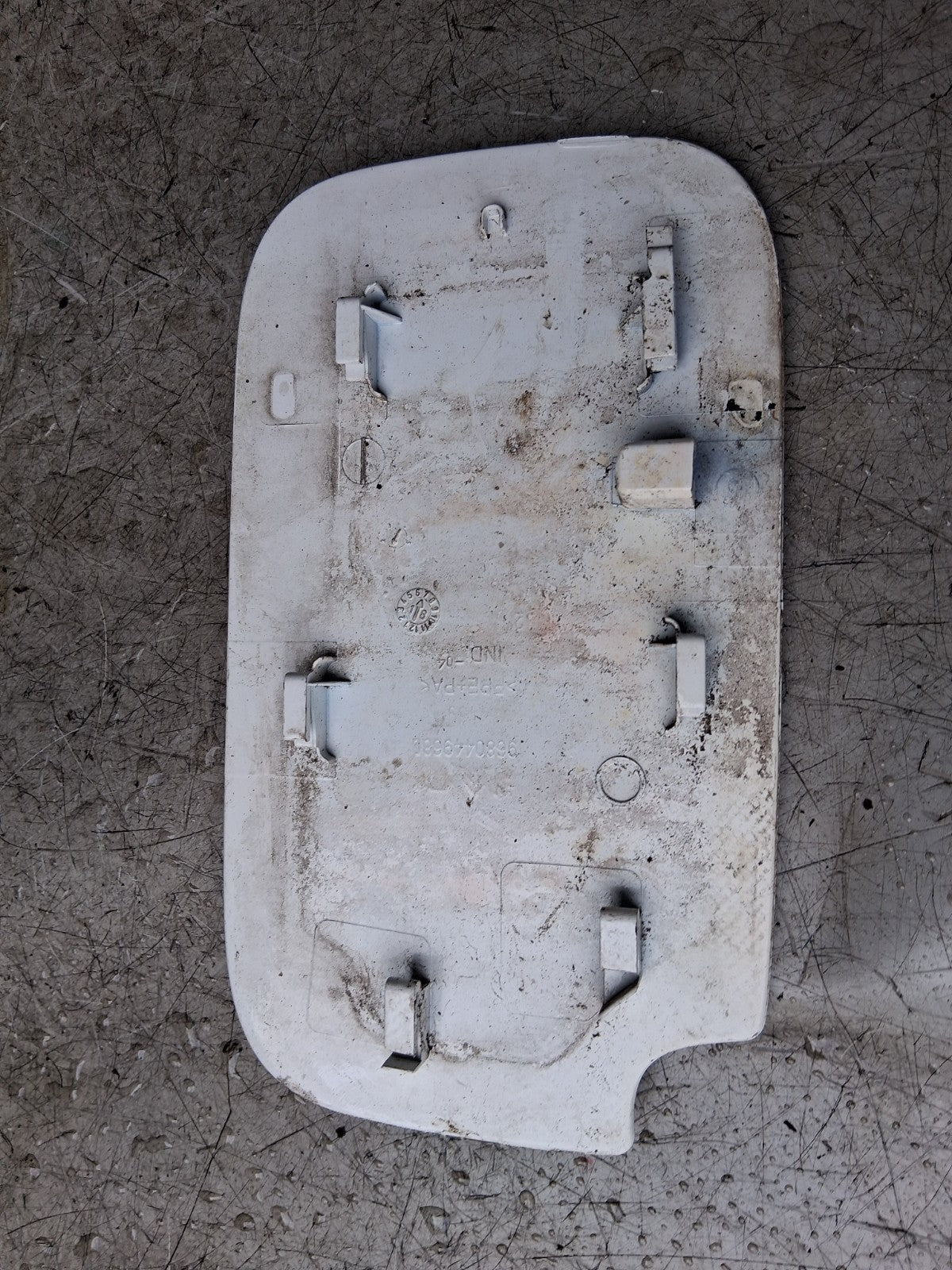 2018 CITROEN BERLINGO MK2 FUEL FLAP LID COVER WHITE 9680449680