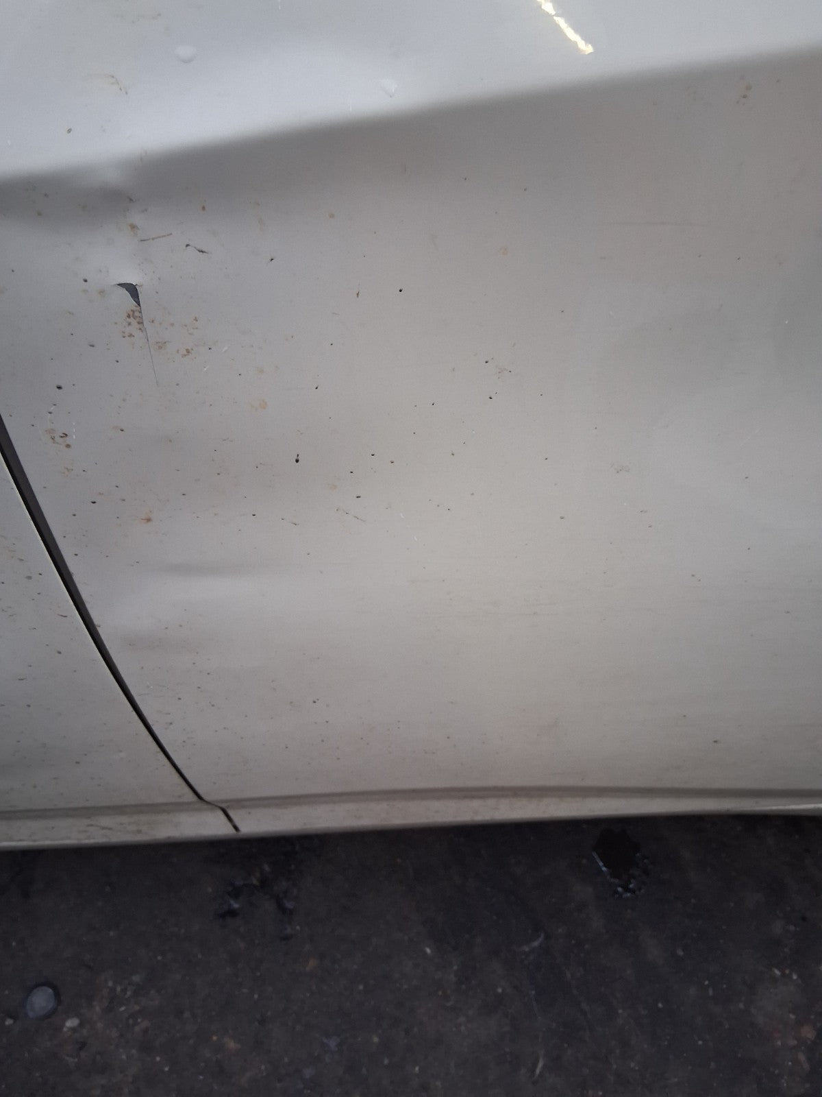 2018 NISSAN MICRA K14 NSR PASSENGER SIDE REAR LEFT BARE DOOR IVORY D16