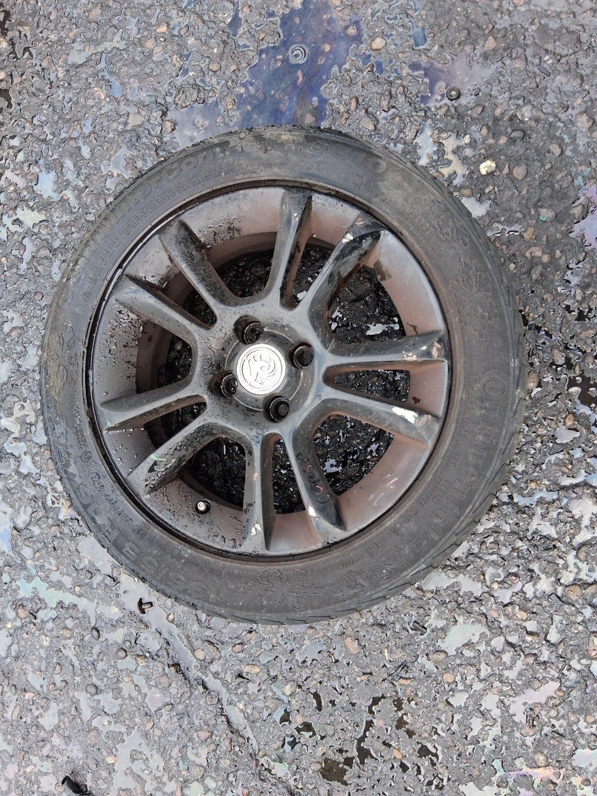 2011 VAUXHALL CORSA D 16 INCH ALLOY WHEEL WITH TYRE 195/55R16