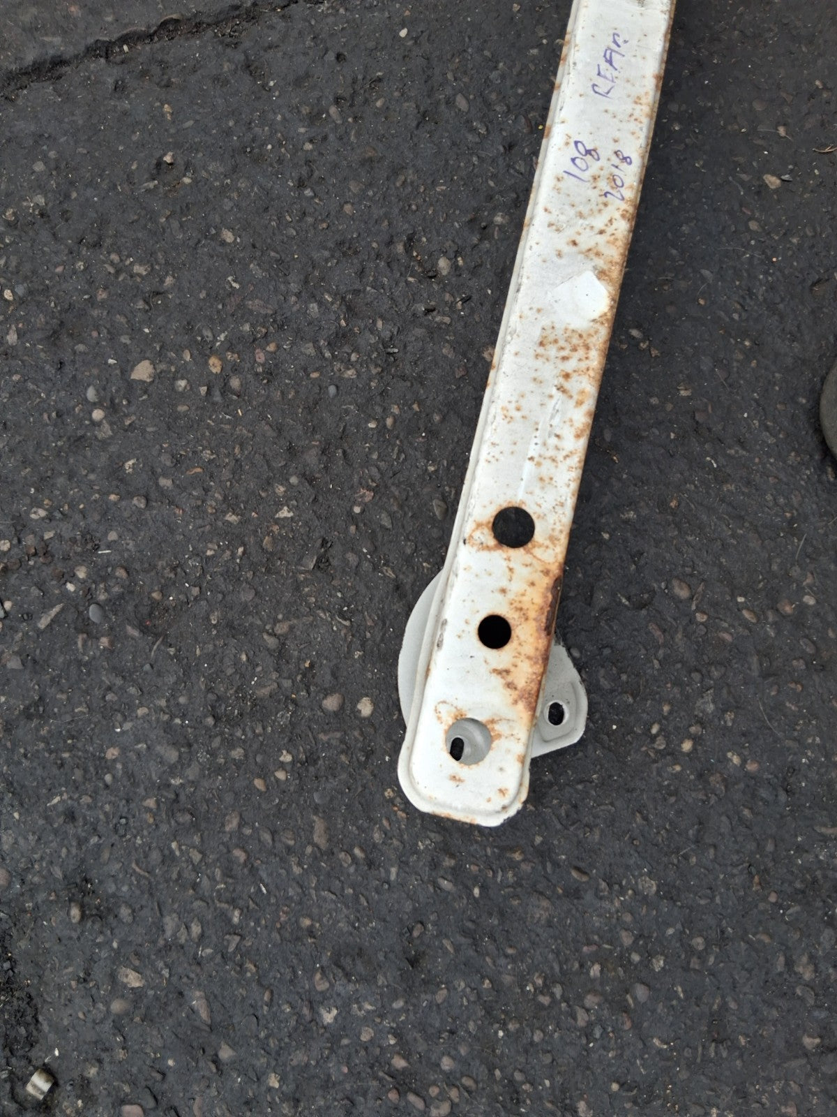 2019 PEUGEOT 108 3 DOOR MK2 REAR BUMPER CRASH BAR REINFORCEMENT BAR