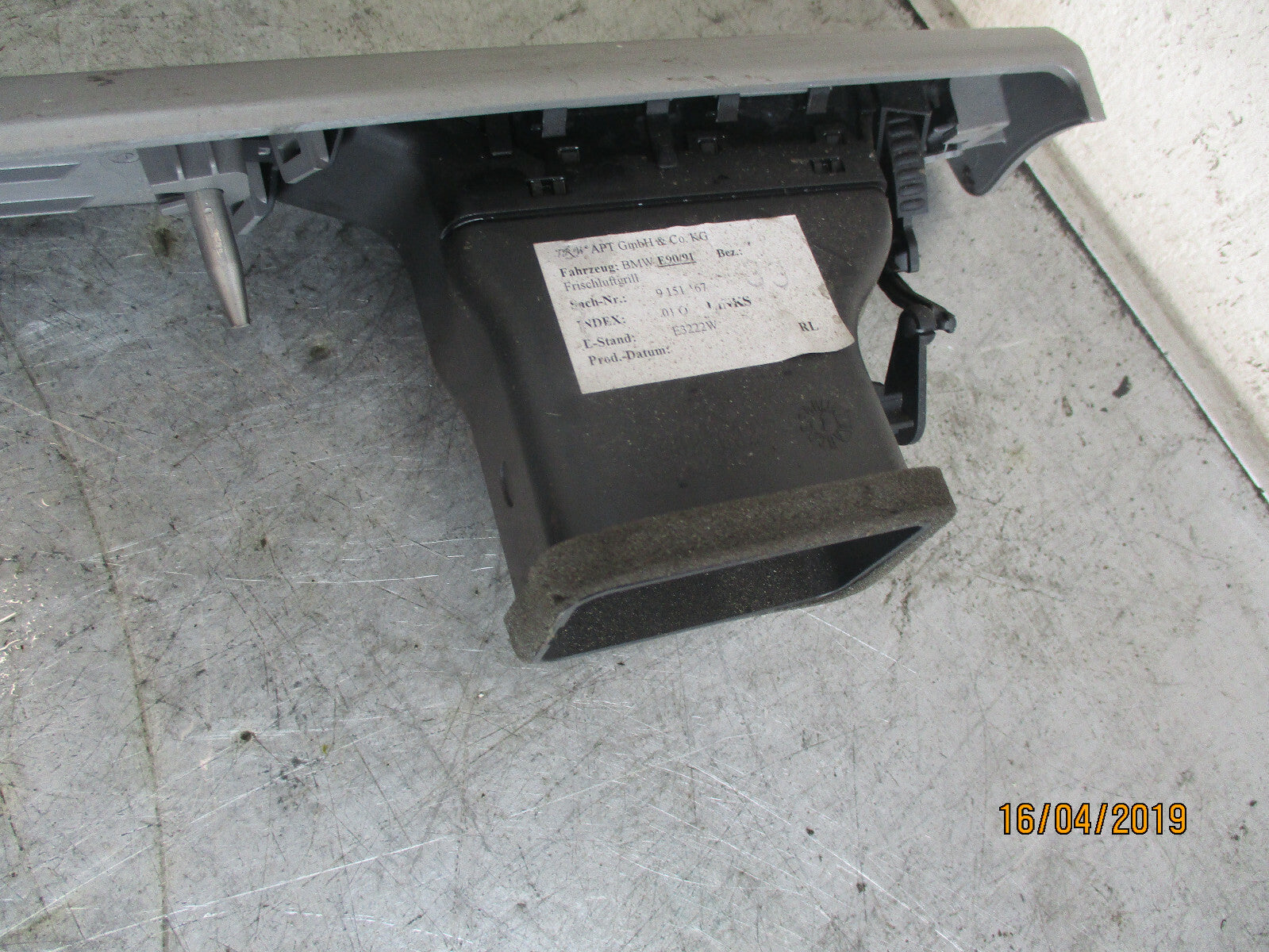 BMW 3 SERIES E90 DASH DASHBOARD AND CENTRE AIR VENT TRIM